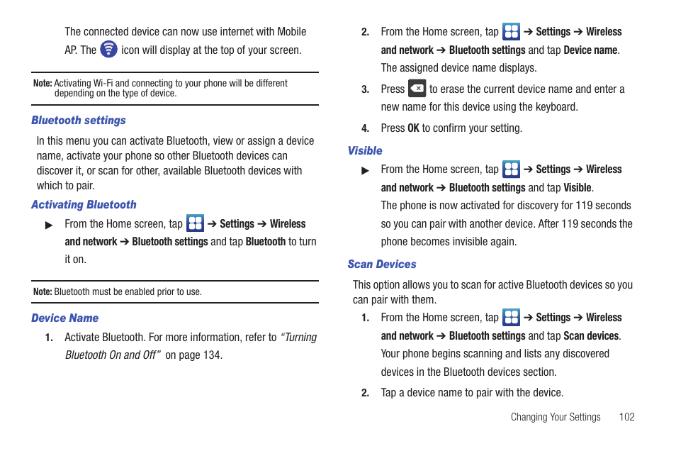 Samsung SGH-I997ZKAATT User Manual | Page 107 / 205