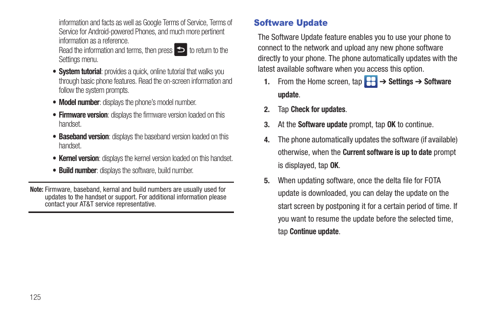 Software update | Samsung SGH-I997ZKAATT User Manual | Page 130 / 205