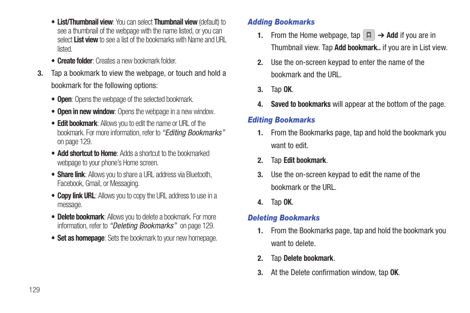 Samsung SGH-I997ZKAATT User Manual | Page 134 / 205