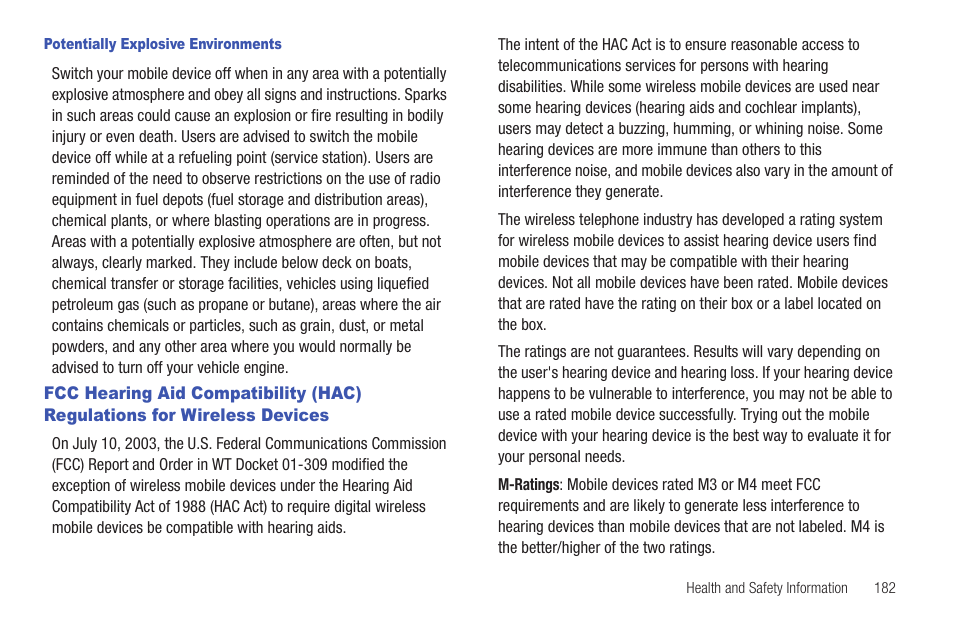 Wireless devices | Samsung SGH-I997ZKAATT User Manual | Page 187 / 205