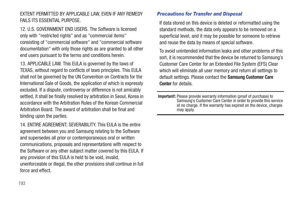 Samsung SGH-I997ZKAATT User Manual | Page 198 / 205