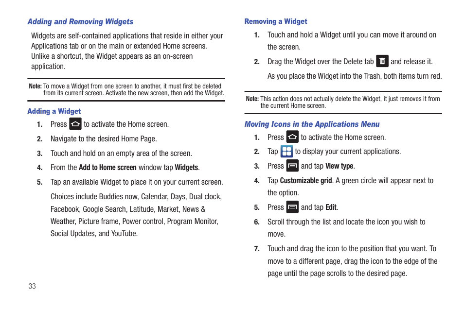 Samsung SGH-I997ZKAATT User Manual | Page 38 / 205