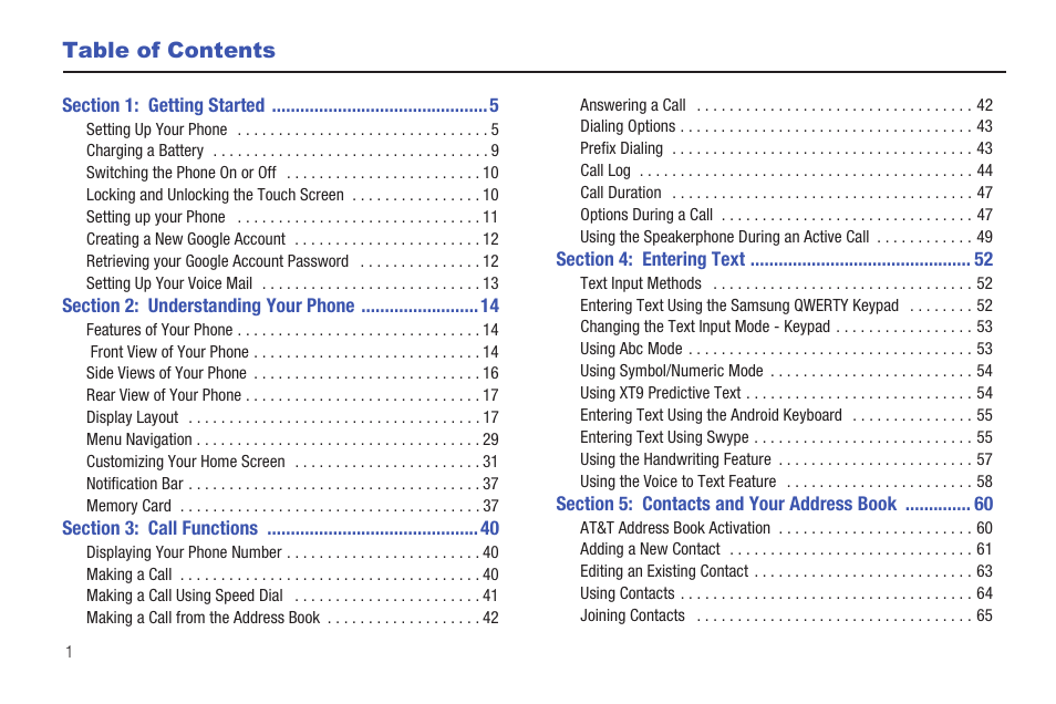 Samsung SGH-I997ZKAATT User Manual | Page 6 / 205