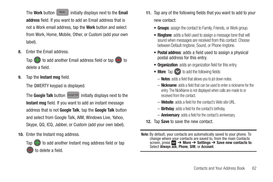 Samsung SGH-I997ZKAATT User Manual | Page 67 / 205