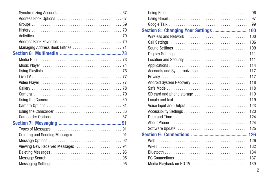 Samsung SGH-I997ZKAATT User Manual | Page 7 / 205