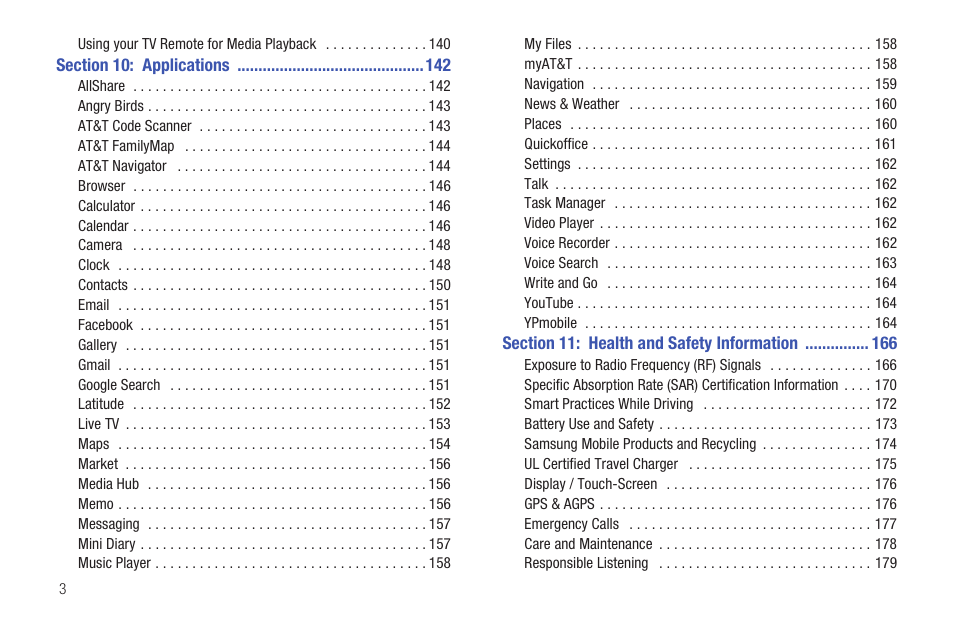 Samsung SGH-I997ZKAATT User Manual | Page 8 / 205