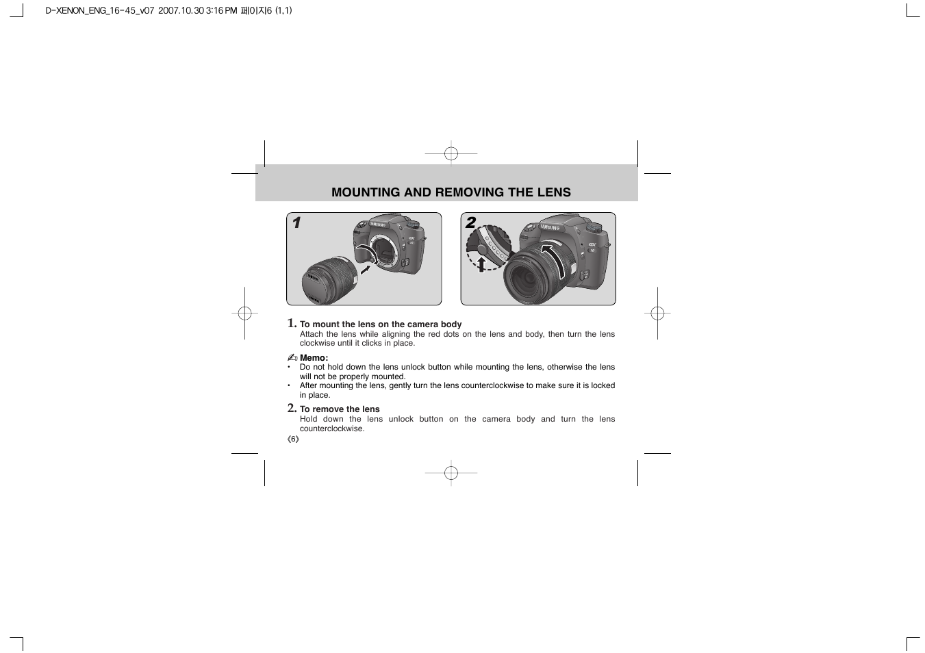 Samsung EZ-DLENS023-E1 User Manual | Page 8 / 28