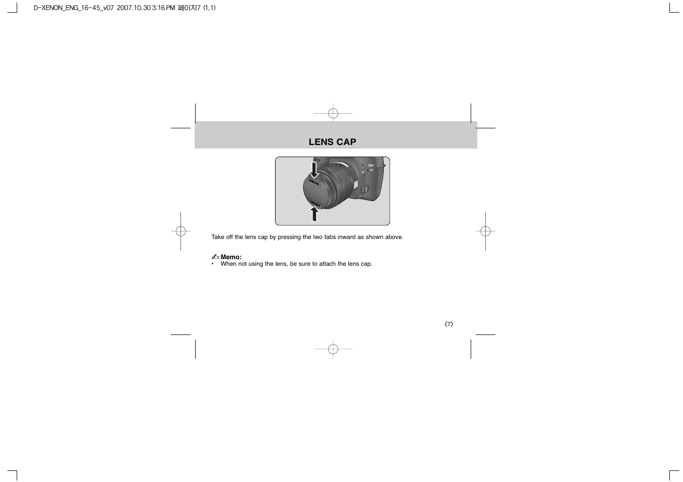 Samsung EZ-DLENS023-E1 User Manual | Page 9 / 28