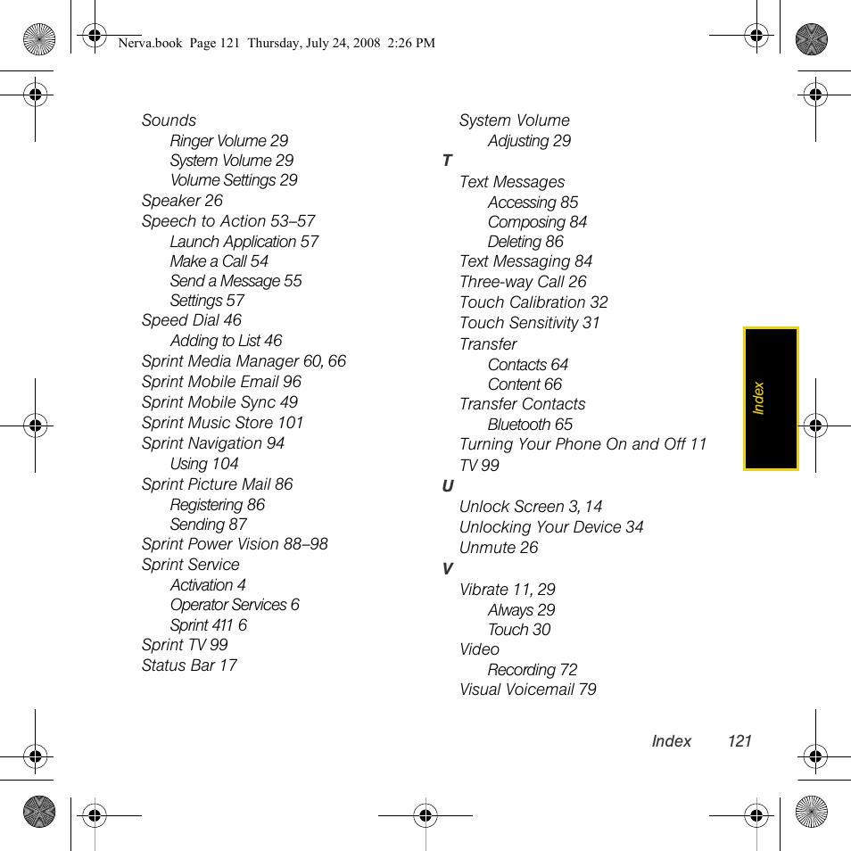 Samsung SPH-M800PRBSPR User Manual | Page 124 / 125