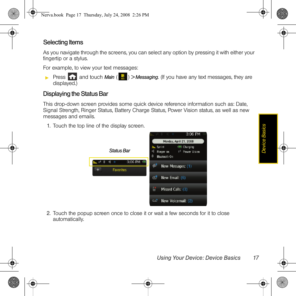 Samsung SPH-M800PRBSPR User Manual | Page 20 / 125