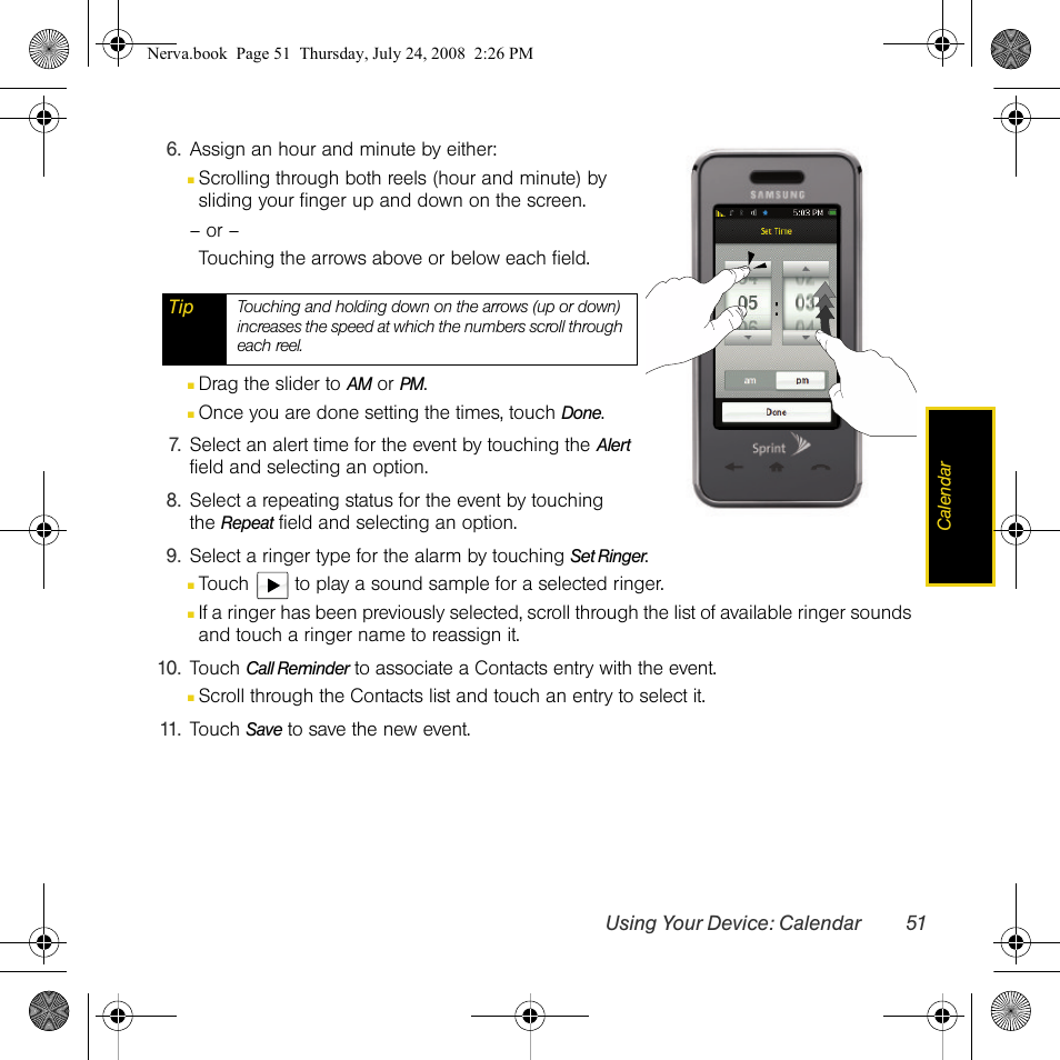 Samsung SPH-M800PRBSPR User Manual | Page 54 / 125