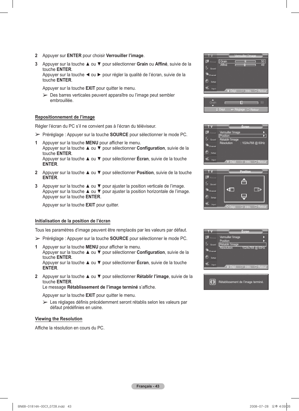 Samsung PN50A400C2DXZA User Manual | Page 182 / 209