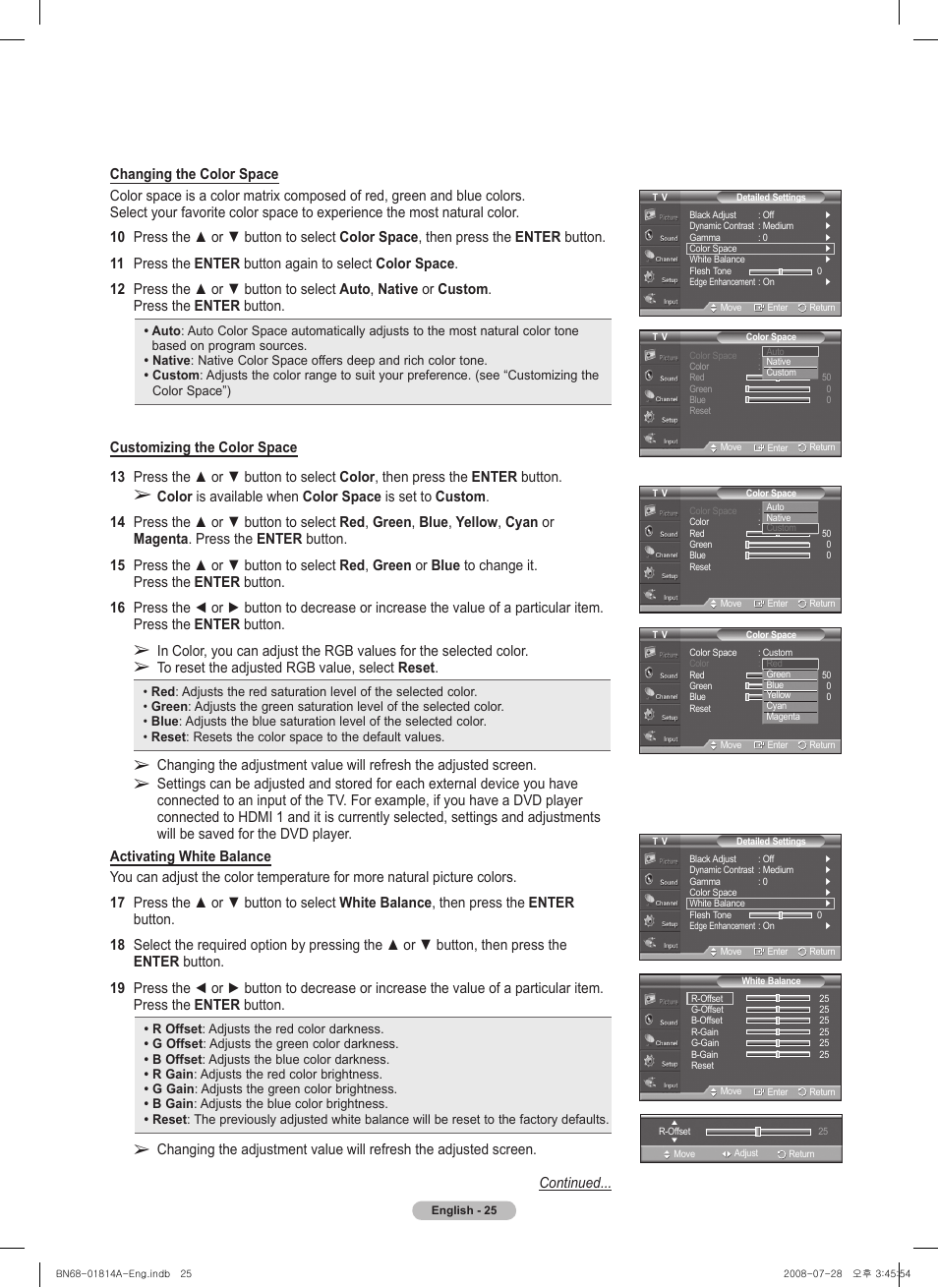 Samsung PN50A400C2DXZA User Manual | Page 25 / 209