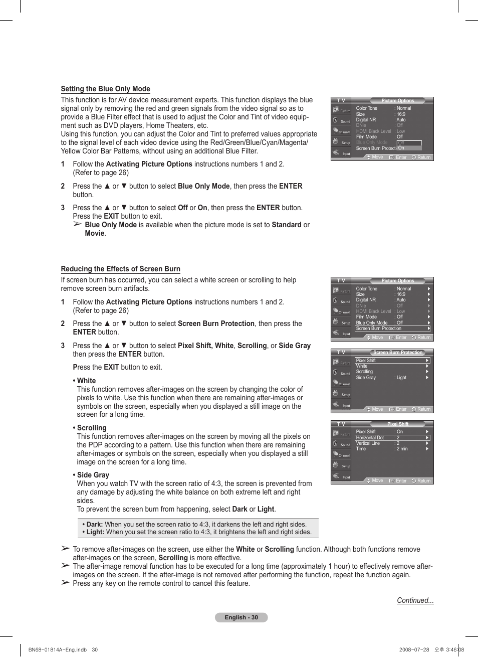 Samsung PN50A400C2DXZA User Manual | Page 30 / 209