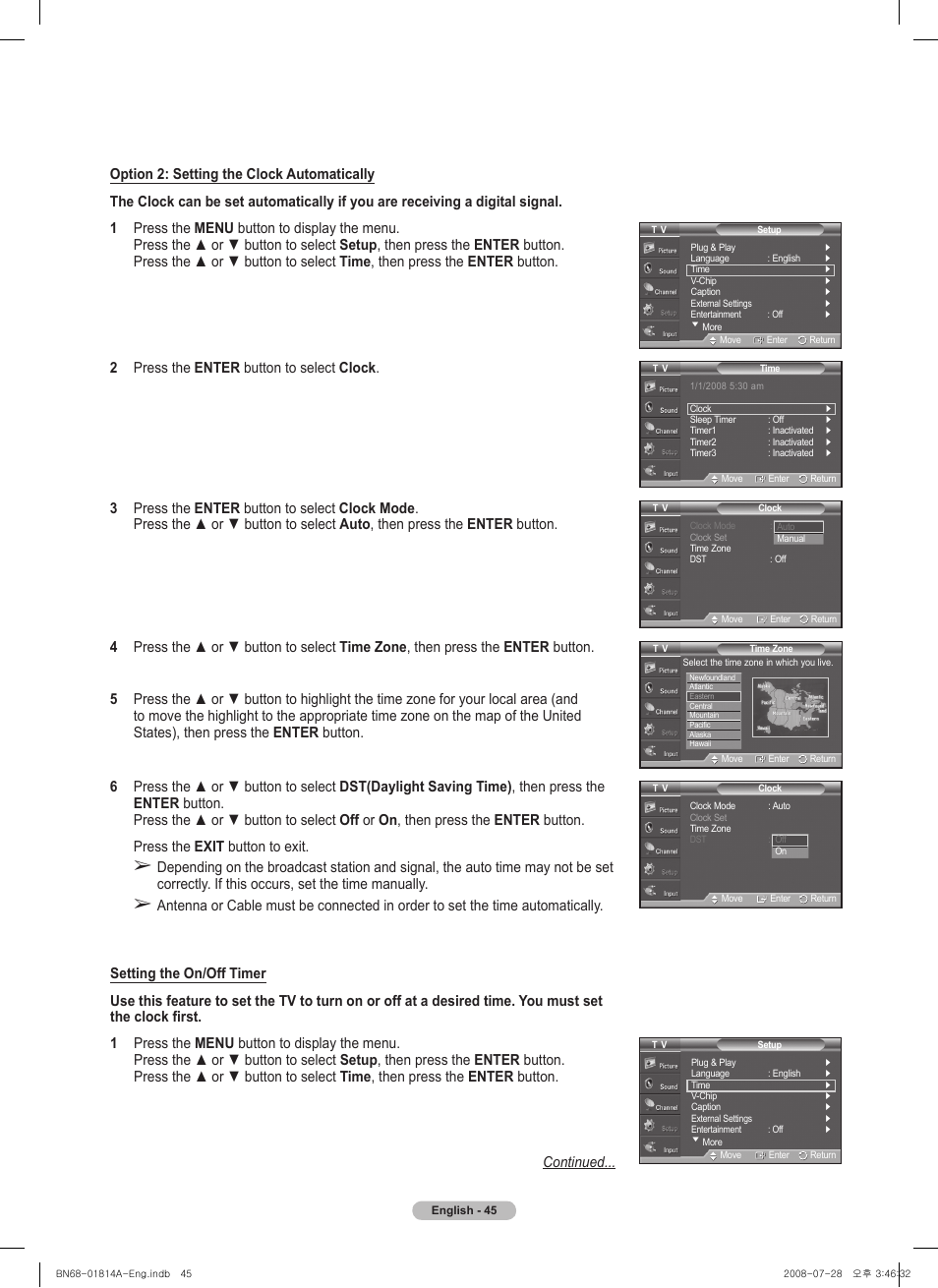 Samsung PN50A400C2DXZA User Manual | Page 45 / 209