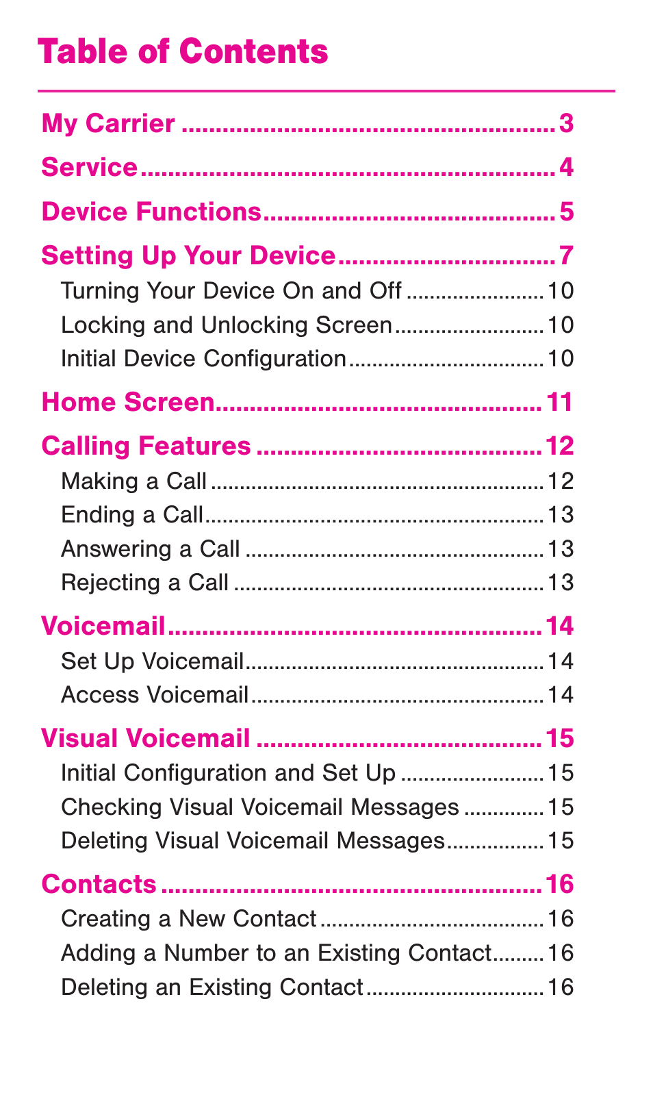 Samsung SM-G386TZKATMB User Manual | Page 2 / 36