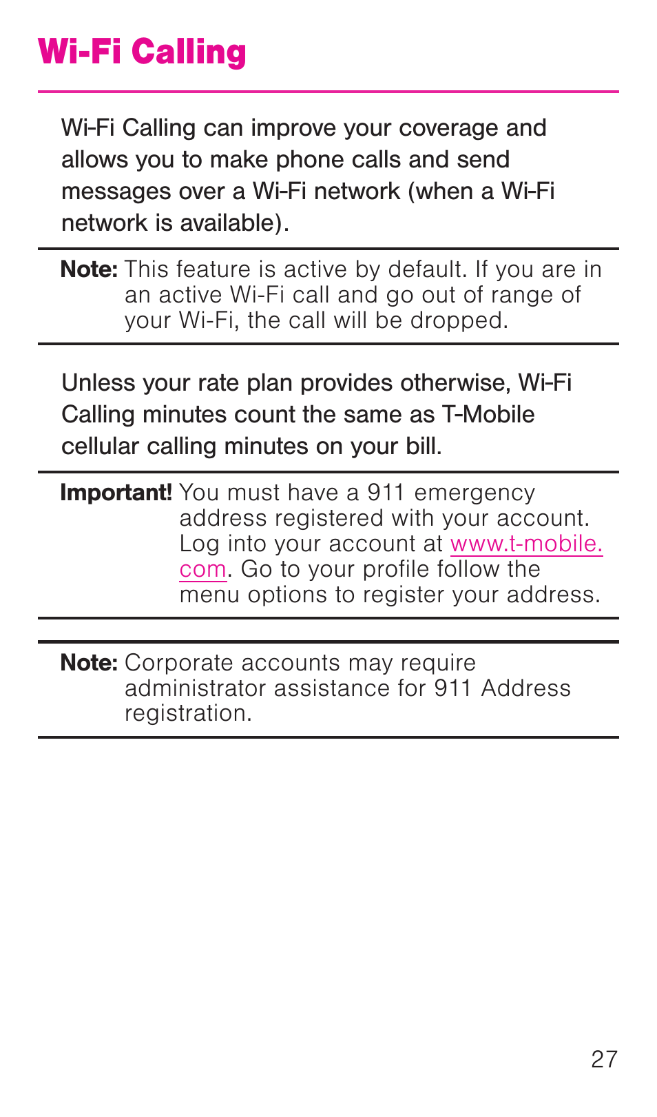 Wi-fi calling | Samsung SM-G386TZKATMB User Manual | Page 28 / 36