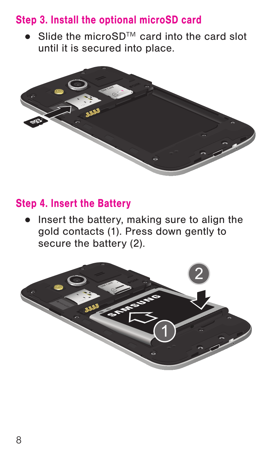 Samsung SM-G386TZKATMB User Manual | Page 9 / 36