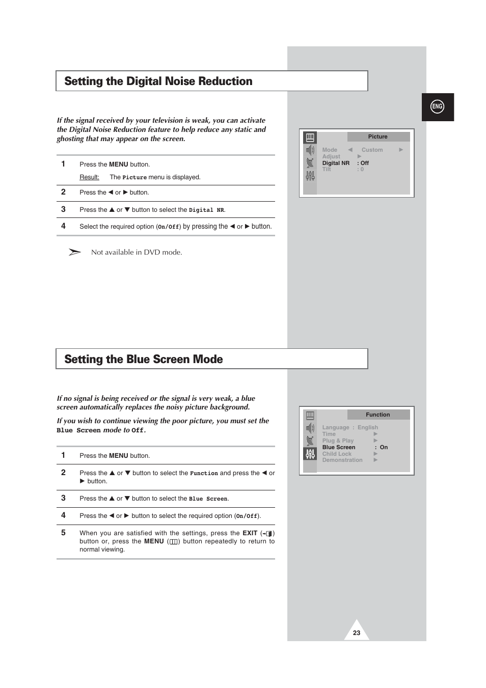 Samsung CW29M064N2XXEC User Manual | Page 23 / 40
