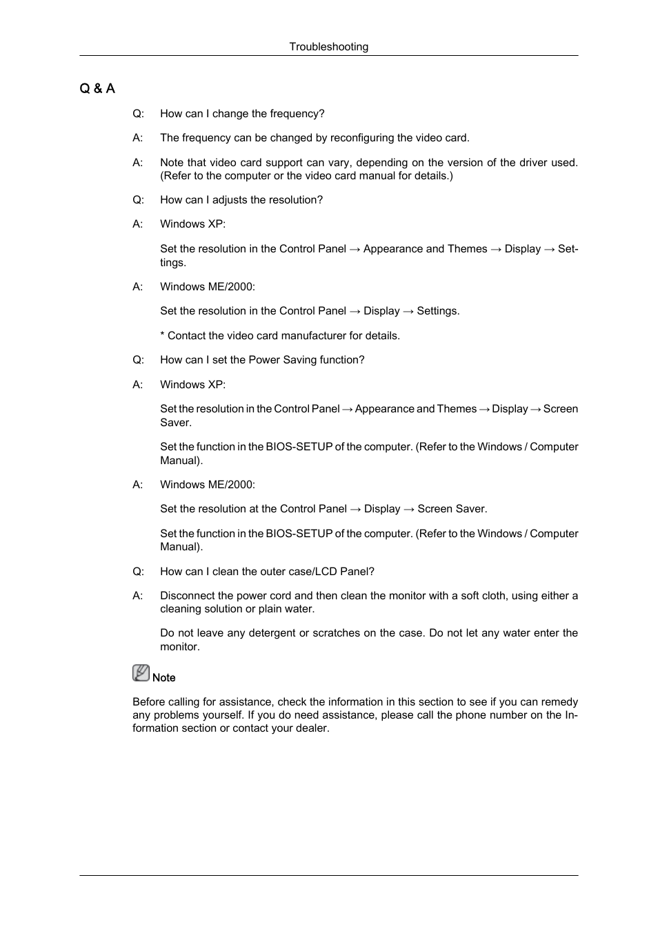 Q & a | Samsung LS24KIZKFV-ZA User Manual | Page 41 / 56