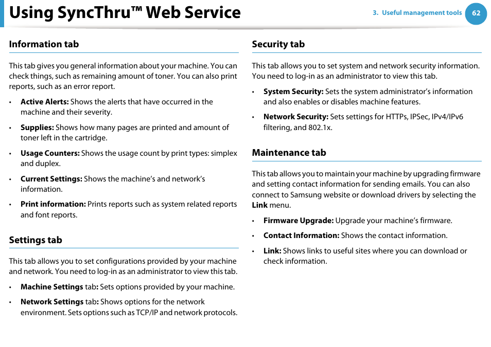 Using syncthru™ web service | Samsung ML-2955ND-XAA User Manual | Page 152 / 230