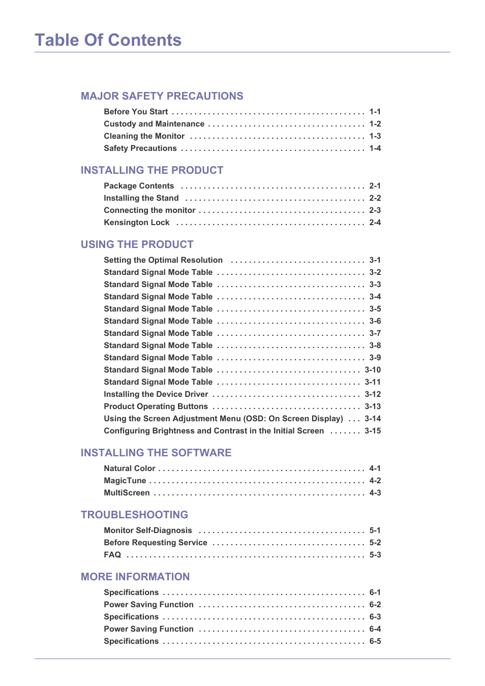 Samsung LS23B370HS-ZM User Manual | Page 2 / 83
