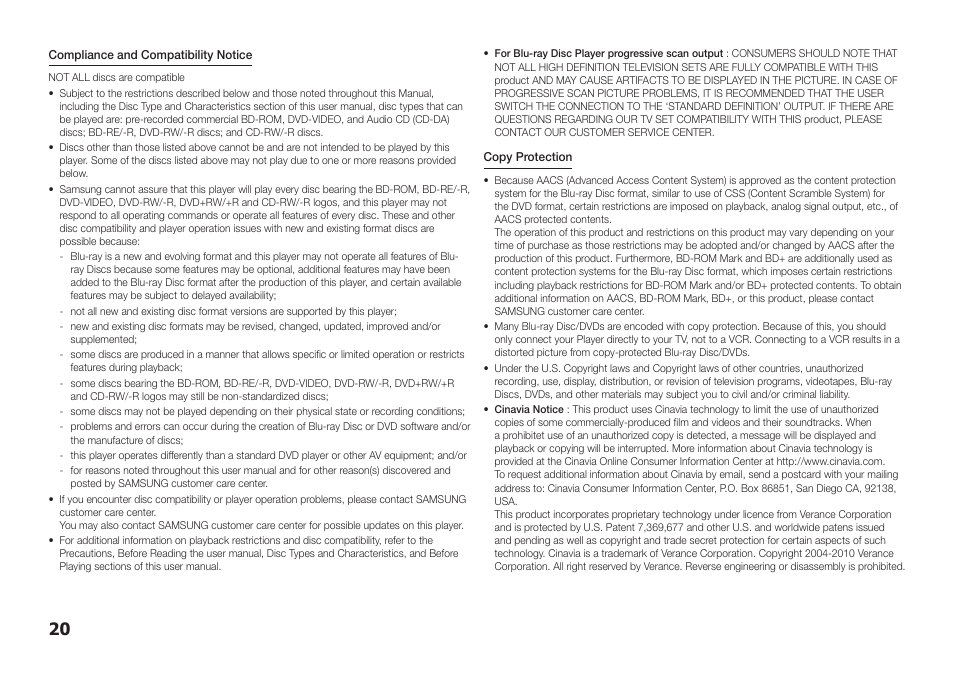 Samsung BD-FM51-ZA User Manual | Page 20 / 23