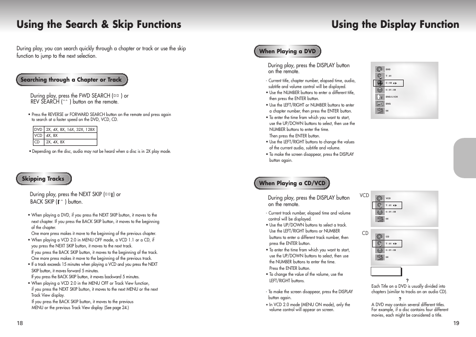 Samsung DVD-P421-XAA User Manual | Page 10 / 22