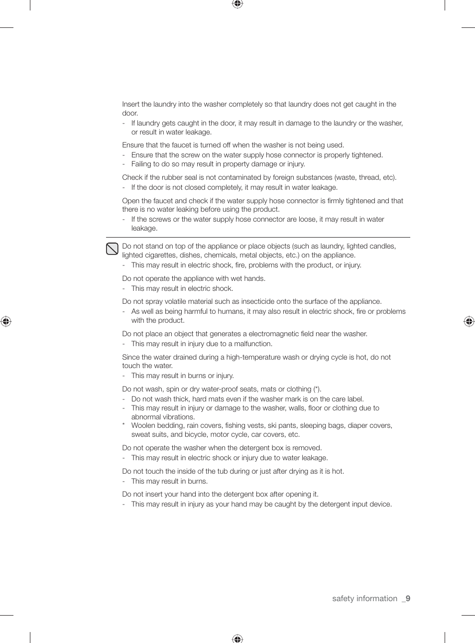 Samsung WF231ANW-XAA User Manual | Page 9 / 76