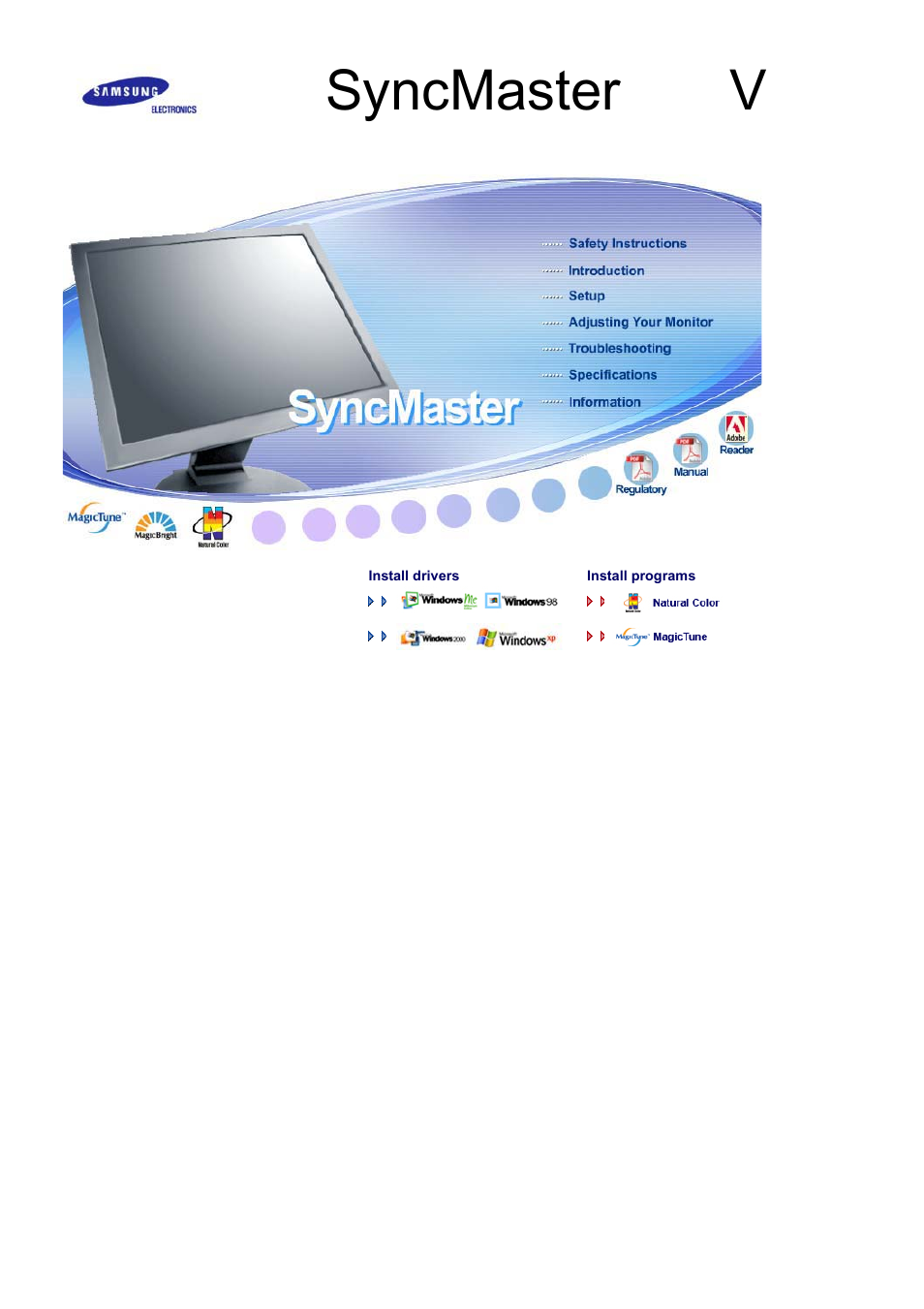 Samsung LS19GSESBY-XAA User Manual | 54 pages
