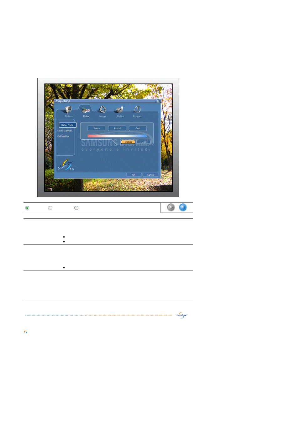 Image tab definition | Samsung LS19GSESBY-XAA User Manual | Page 33 / 54