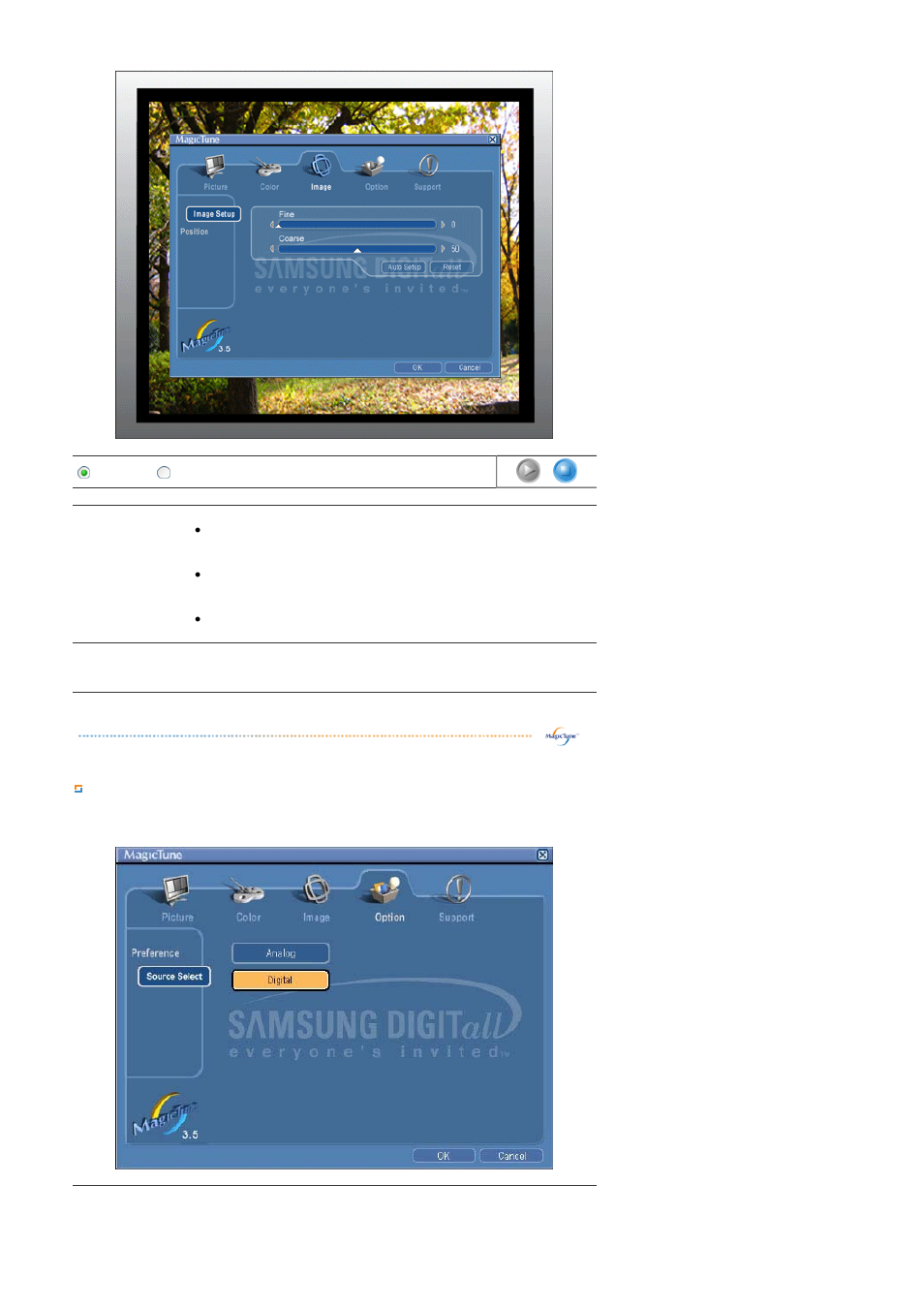 Option tab definition | Samsung LS19GSESBY-XAA User Manual | Page 34 / 54