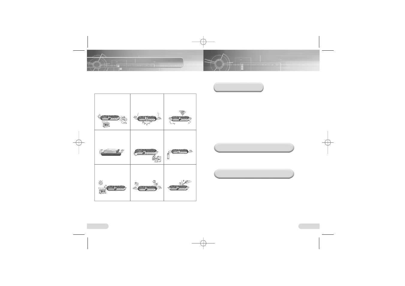 Safety instructions, Using earphones | Samsung VY-H200S-XAA User Manual | Page 3 / 27