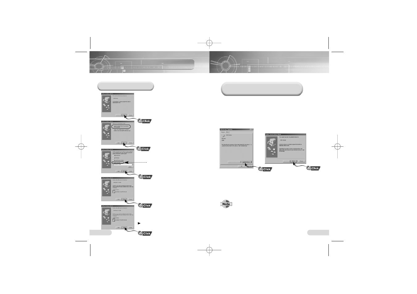 Manual installation of the usb driver | Samsung VY-H200S-XAA User Manual | Page 9 / 27