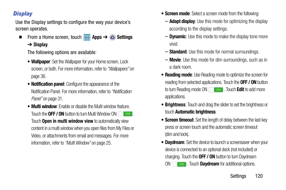 For more | Samsung SM-P905VZKAVZW User Manual | Page 126 / 158