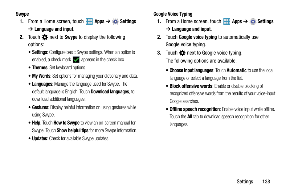Samsung SM-P905VZKAVZW User Manual | Page 144 / 158
