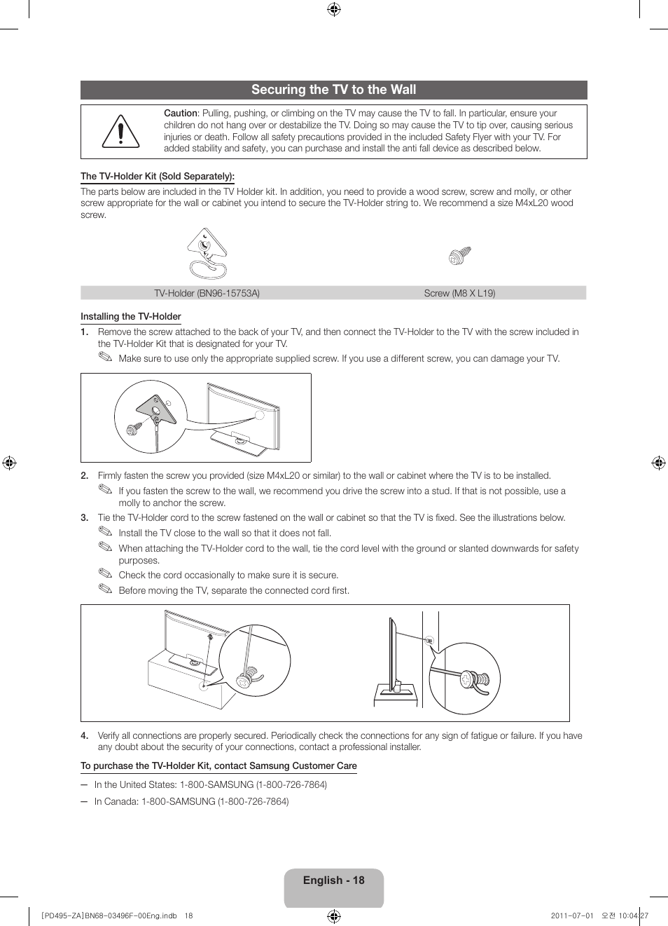 Samsung PN51D495A6DXZA User Manual | Page 18 / 21