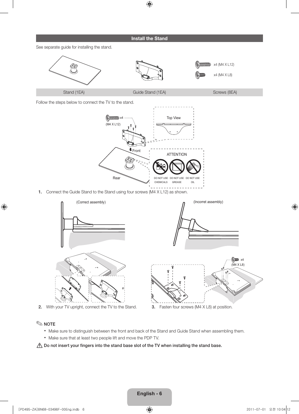 Samsung PN51D495A6DXZA User Manual | Page 6 / 21