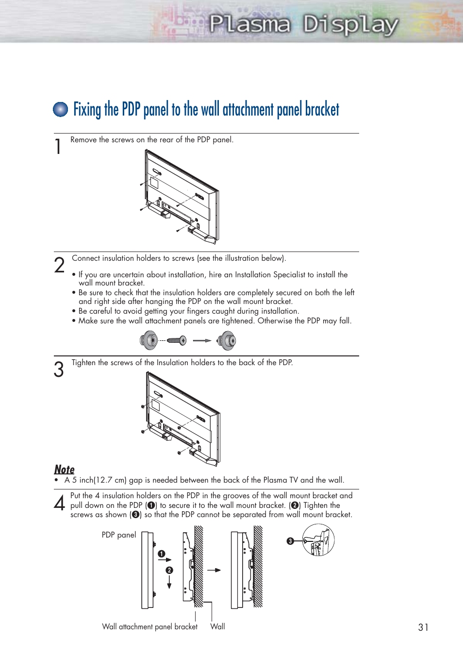 Samsung HPP5091X-XAA User Manual | Page 31 / 84