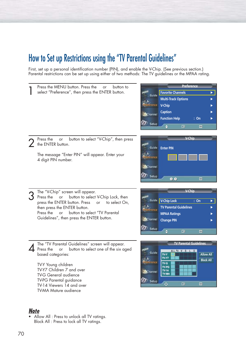 Samsung HPP5091X-XAA User Manual | Page 70 / 84