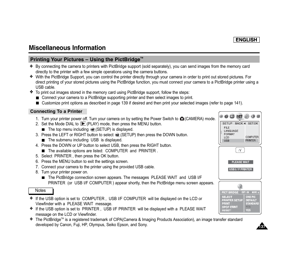 Miscellaneous information | Samsung SC-D6040-AFS User Manual | Page 141 / 169