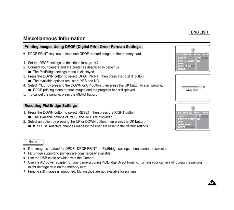 Miscellaneous information | Samsung SC-D6040-AFS User Manual | Page 145 / 169