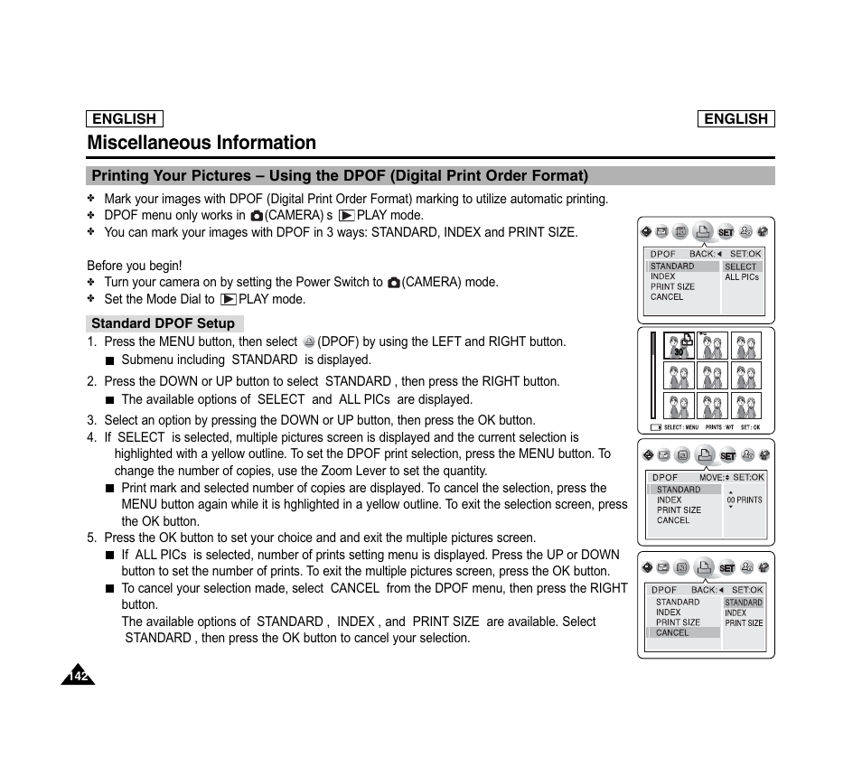 Miscellaneous information | Samsung SC-D6040-AFS User Manual | Page 146 / 169