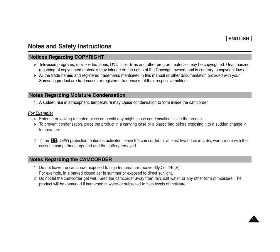 Samsung SC-D6040-AFS User Manual | Page 15 / 169