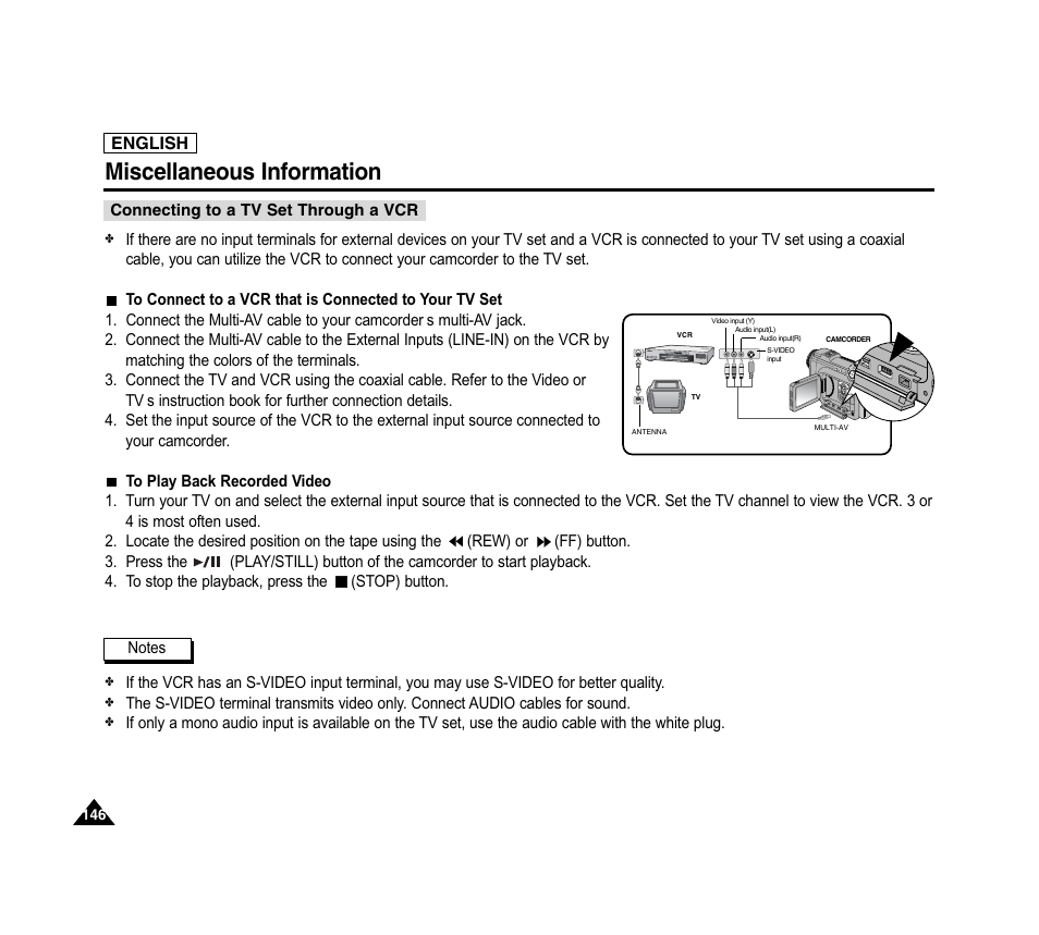 Miscellaneous information | Samsung SC-D6040-AFS User Manual | Page 150 / 169