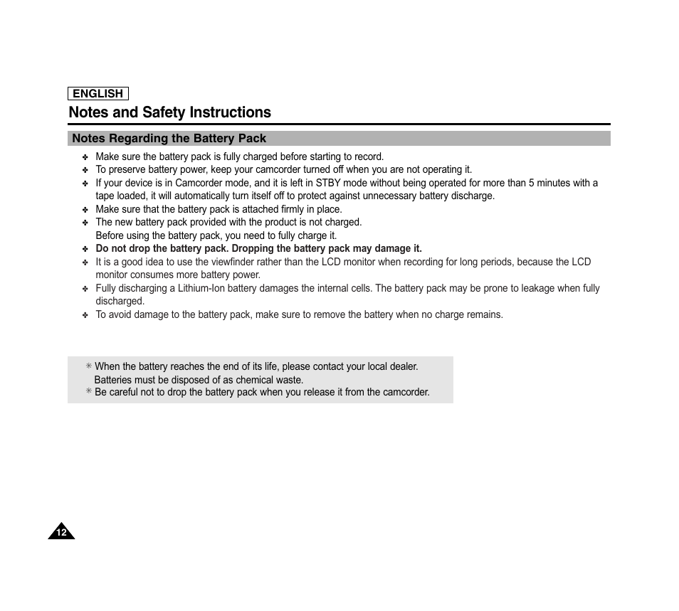 Samsung SC-D6040-AFS User Manual | Page 16 / 169