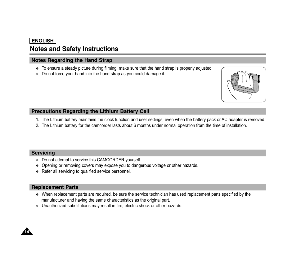 Samsung SC-D6040-AFS User Manual | Page 18 / 169