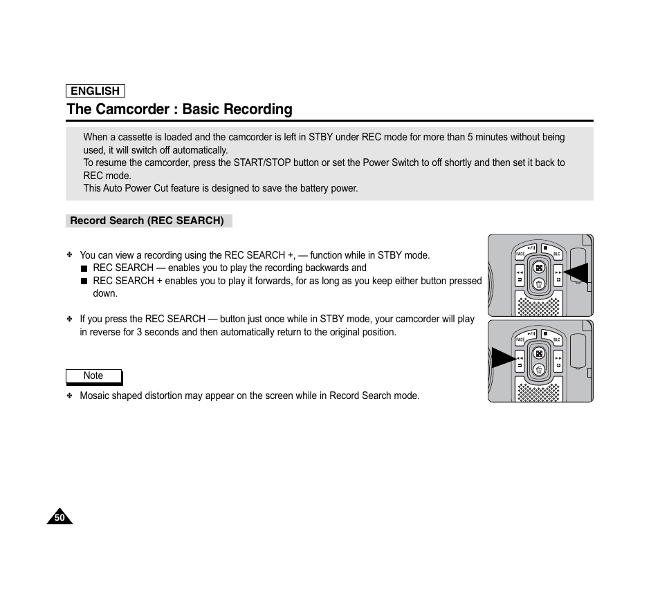 The camcorder : basic recording | Samsung SC-D6040-AFS User Manual | Page 54 / 169