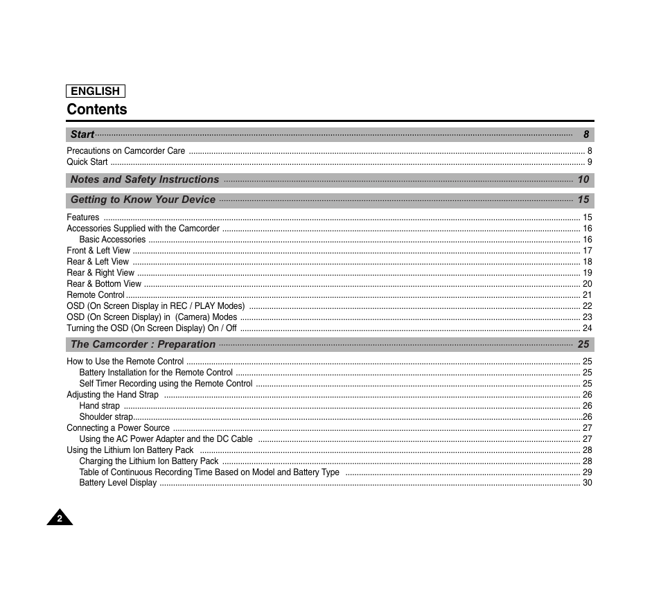 Samsung SC-D6040-AFS User Manual | Page 6 / 169