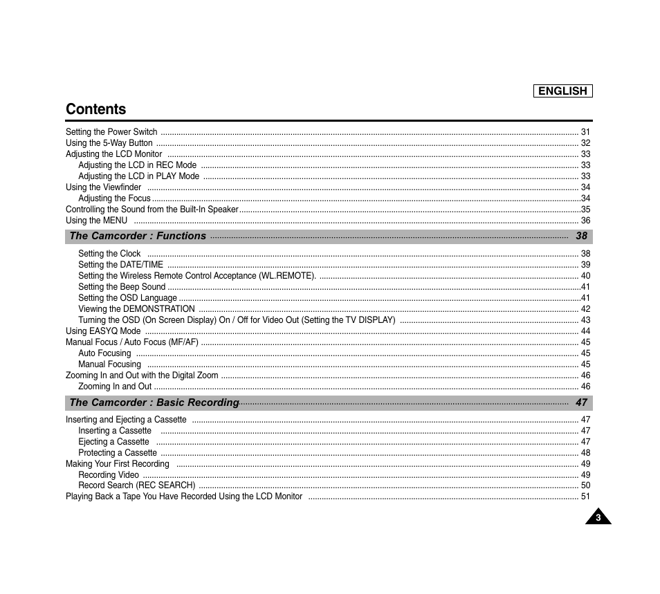 Samsung SC-D6040-AFS User Manual | Page 7 / 169